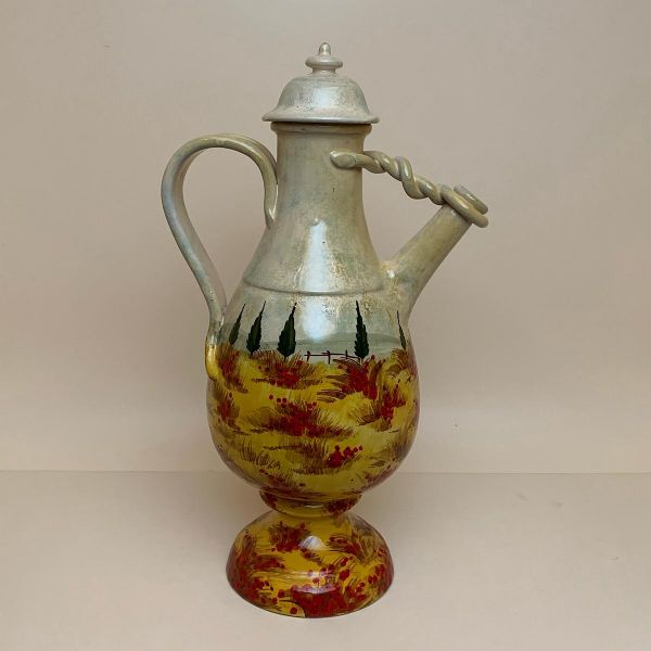 PA227CT 45 - Amphor with spout and lid cm. 45 h.